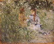 Mother and her son in the garden Berthe Morisot